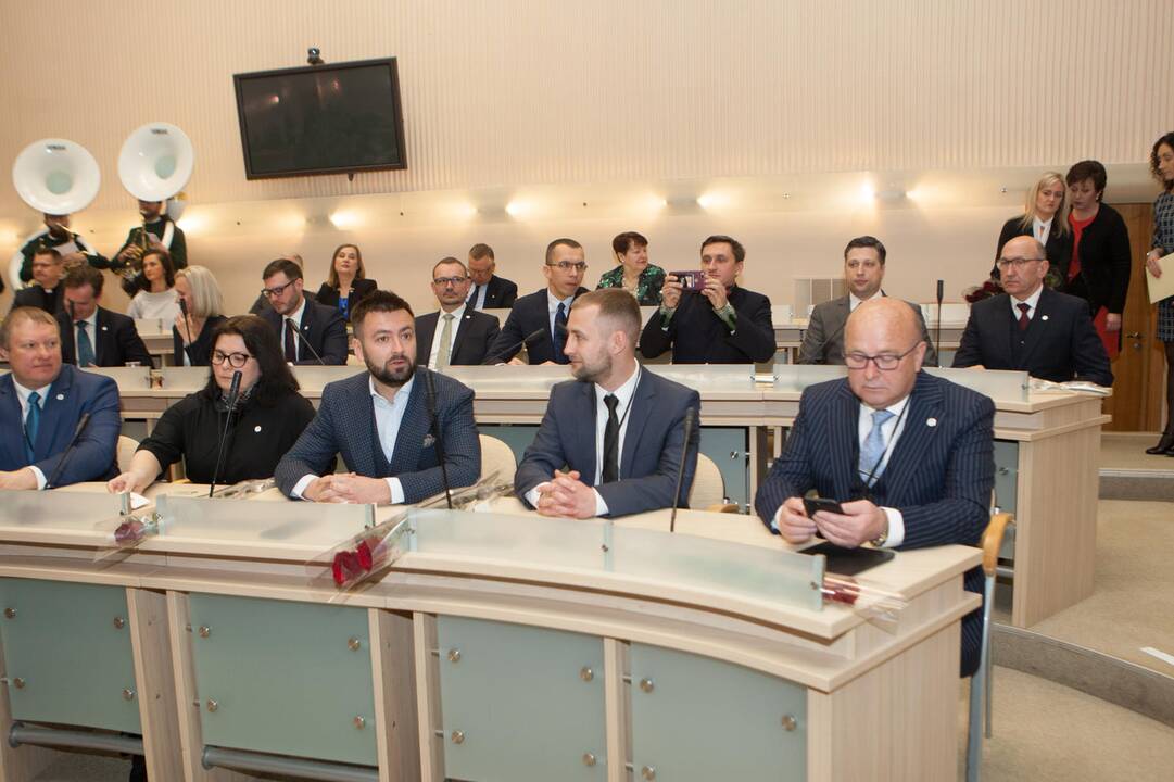 Prisiekė nauja Kauno miesto taryba