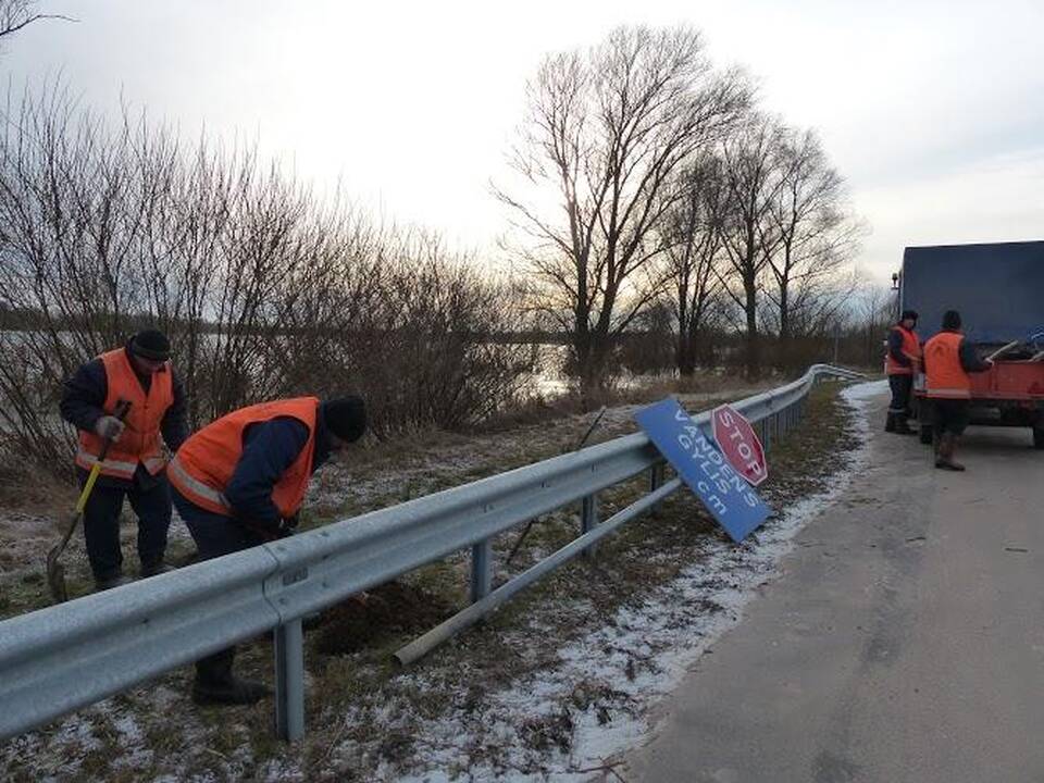 Prie Rusnės artinasi potvynis