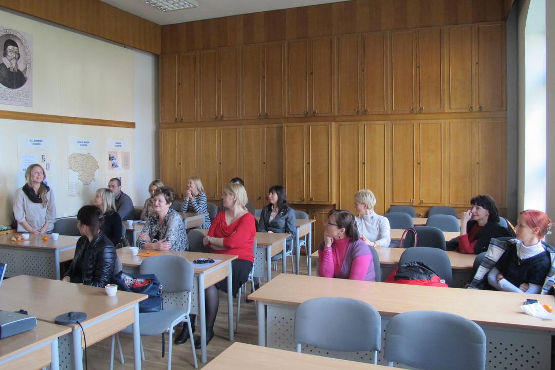Susitikimas: pedagogai bei moksleivių tėvai Klaipėdos universitete diskutavo apie paauglių problemas.