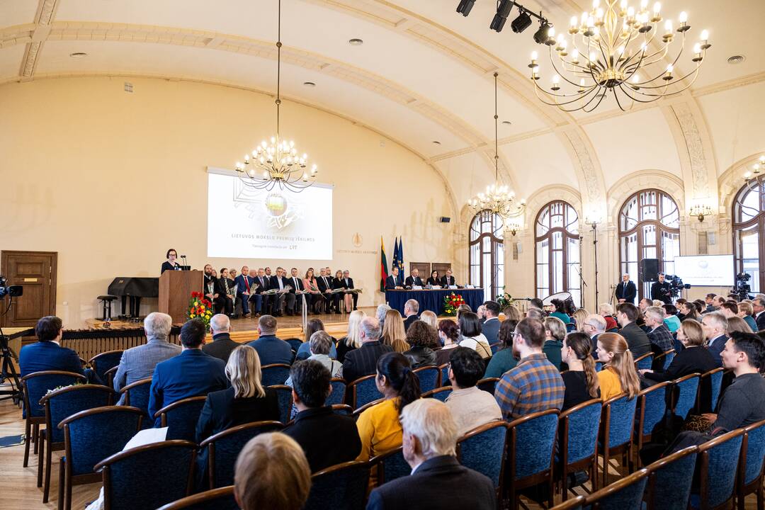 Lietuvos mokslo premijų įteikimo ceremonija