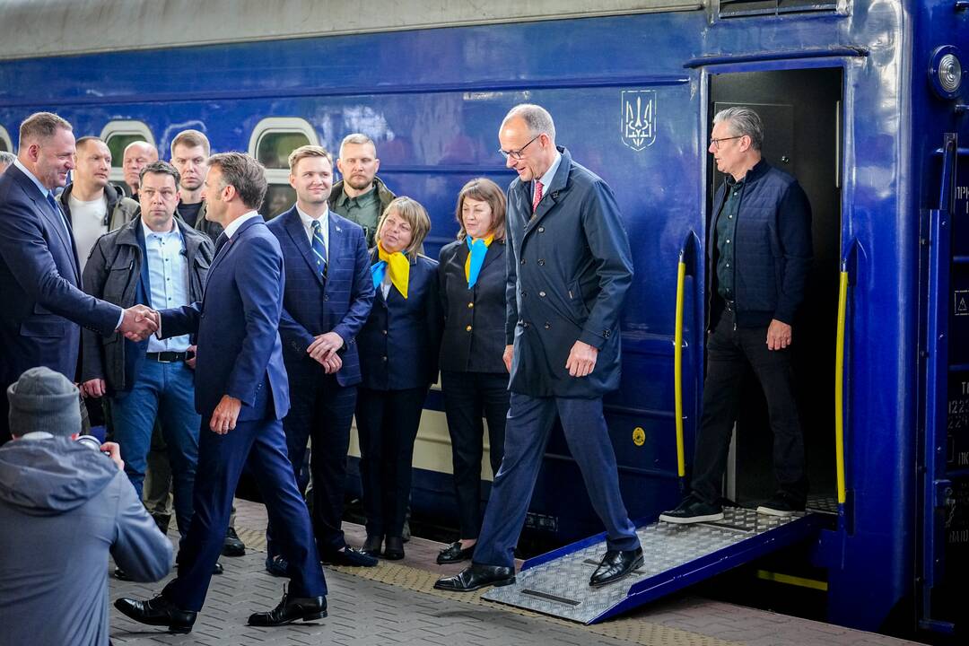Virtinė Europos lyderių atvyko į Kyjivą