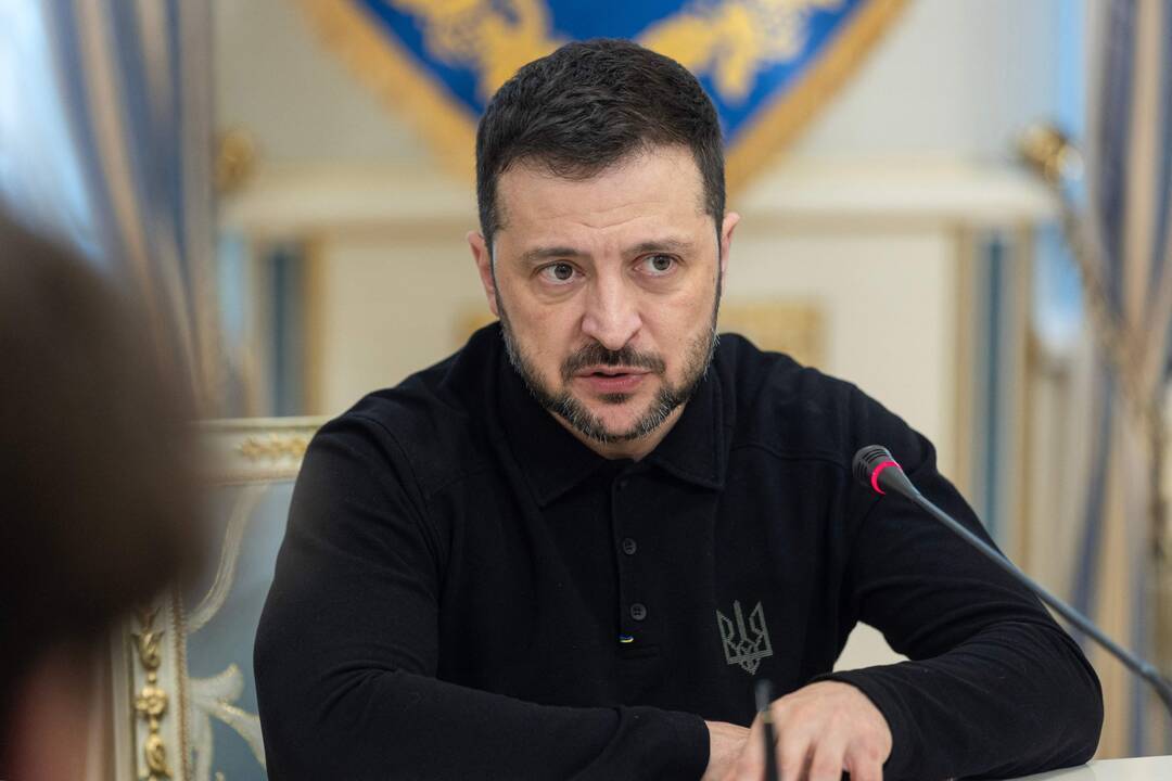 Volodymyras Zelenskis: Kyjivas pasirengęs bet kokio formato deryboms dėl karo pabaigos