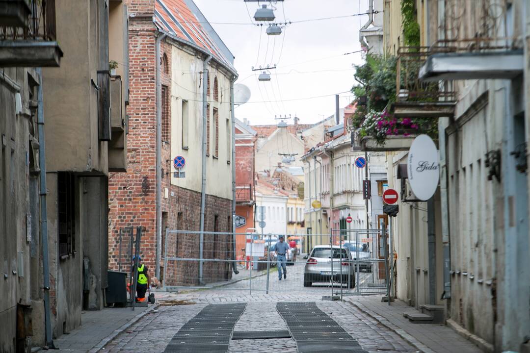 Vilniaus gatvės remontas įsibėgėja