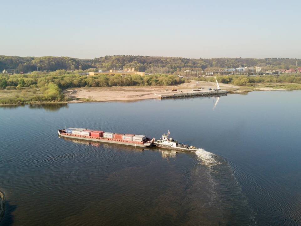 Marvelės uostą pasiekė pirmasis krovinys