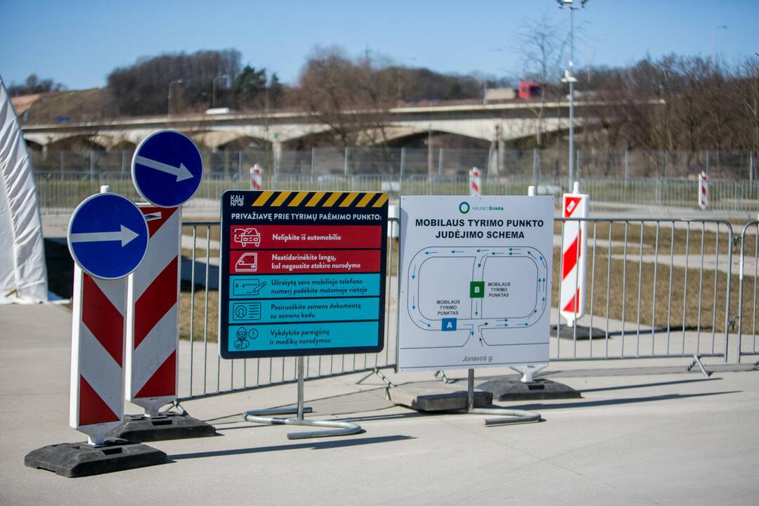 Antrasis koronaviruso patikros punktas Kaune