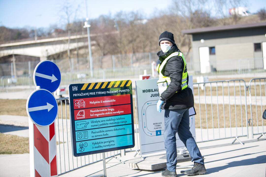 Antrasis koronaviruso patikros punktas Kaune