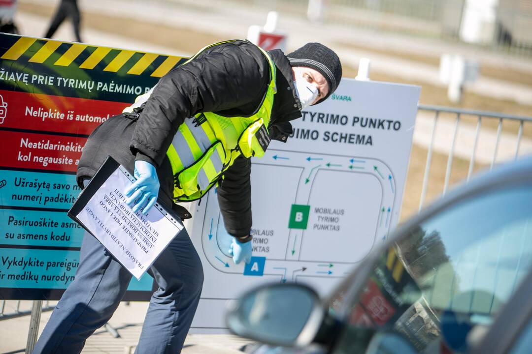 Antrasis koronaviruso patikros punktas Kaune