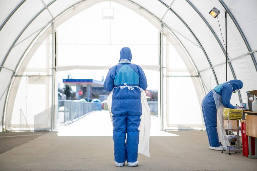 Antrasis koronaviruso patikros punktas Kaune