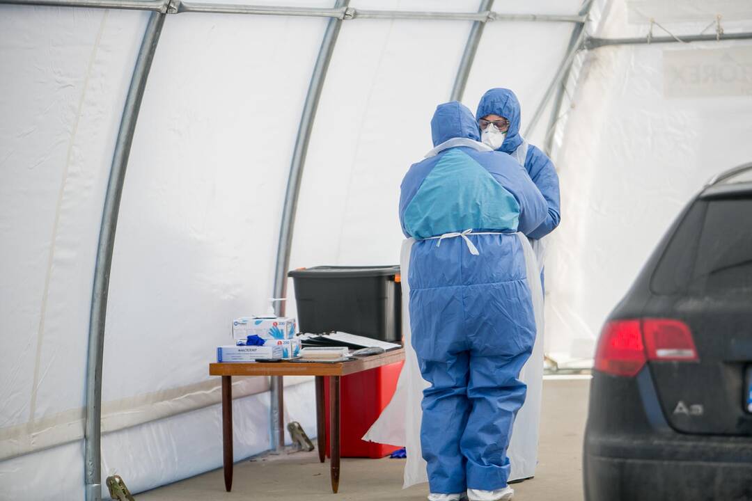 Antrasis koronaviruso patikros punktas Kaune
