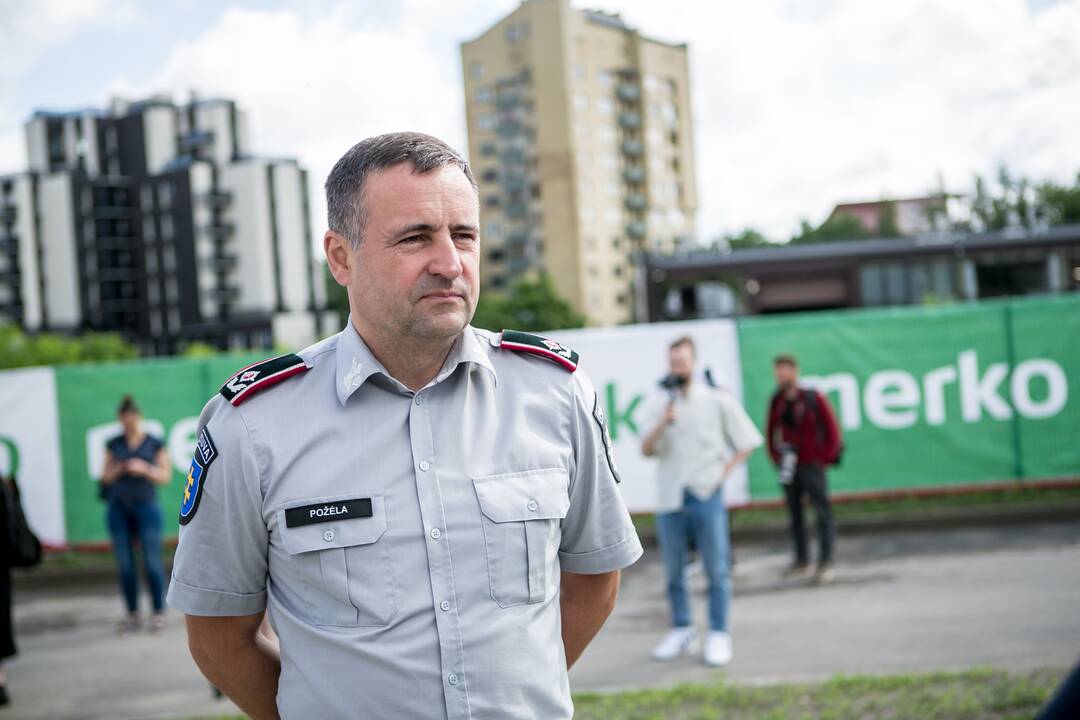 Naujojo policijos komisariato kapsulės įkasimas