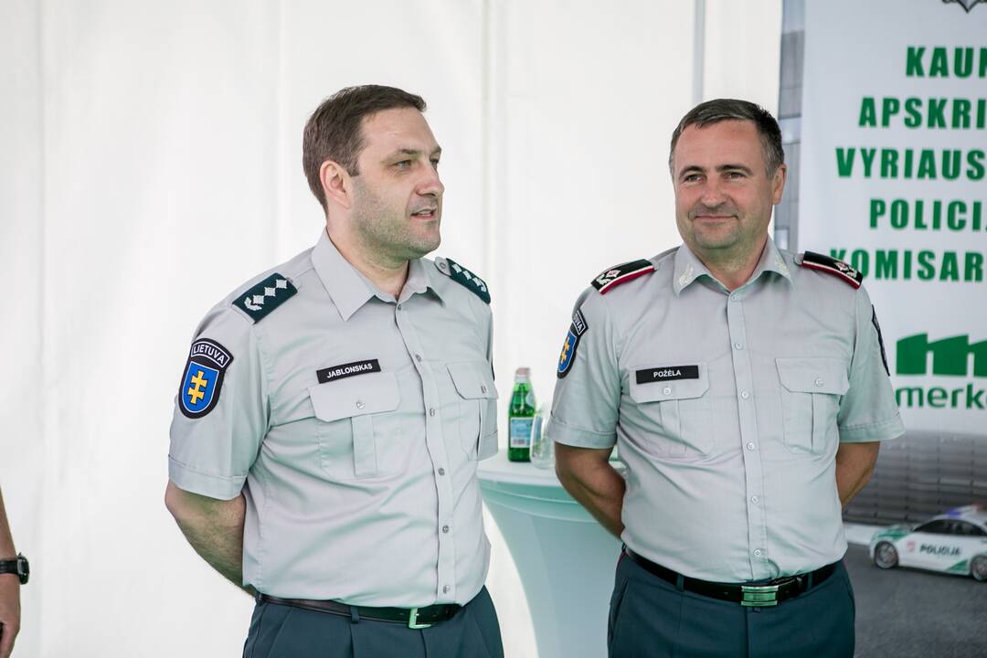 Naujojo policijos komisariato kapsulės įkasimas