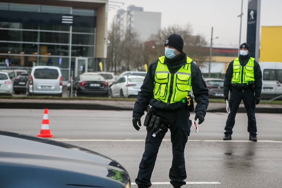 Ramus šeštadienis Kauno blokpostuose