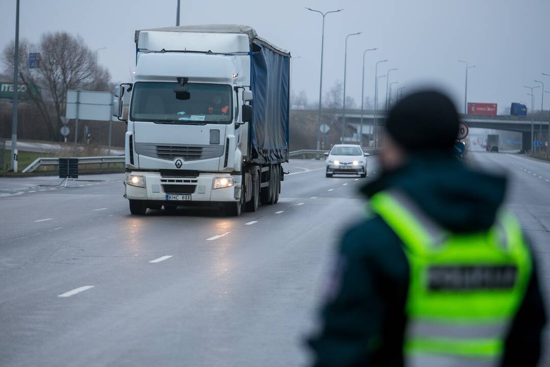 Ramus šeštadienis Kauno blokpostuose