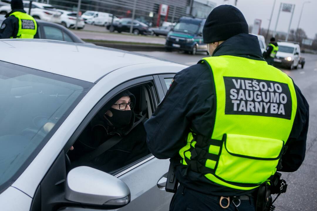 Ramus šeštadienis Kauno blokpostuose