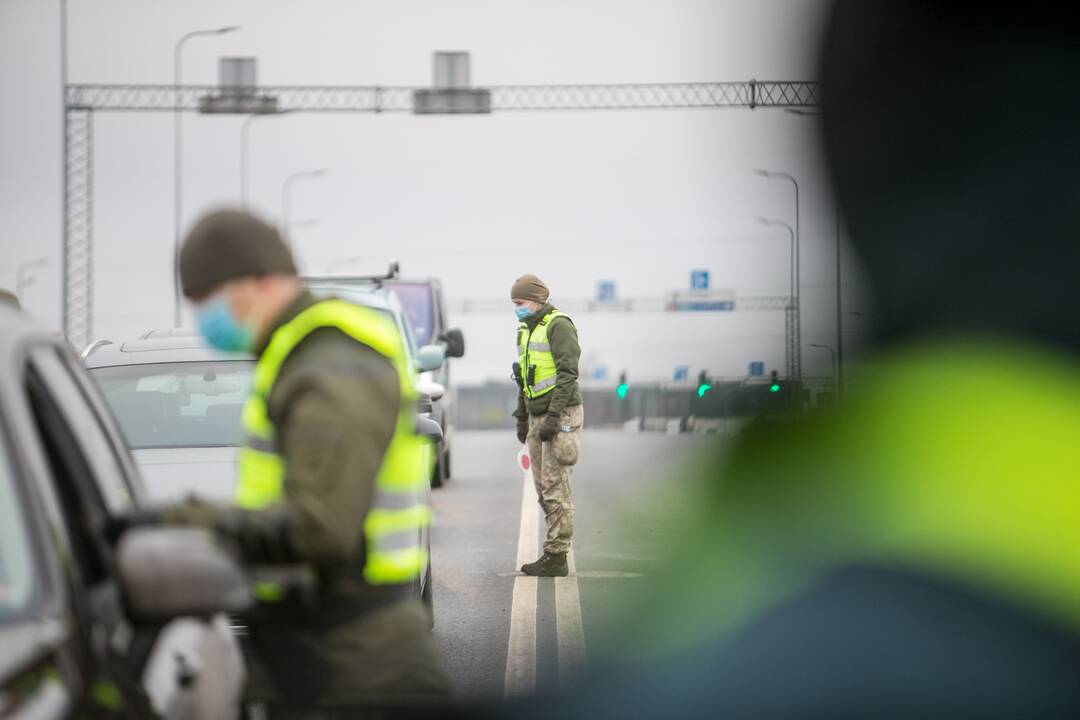 Ramus šeštadienis Kauno blokpostuose
