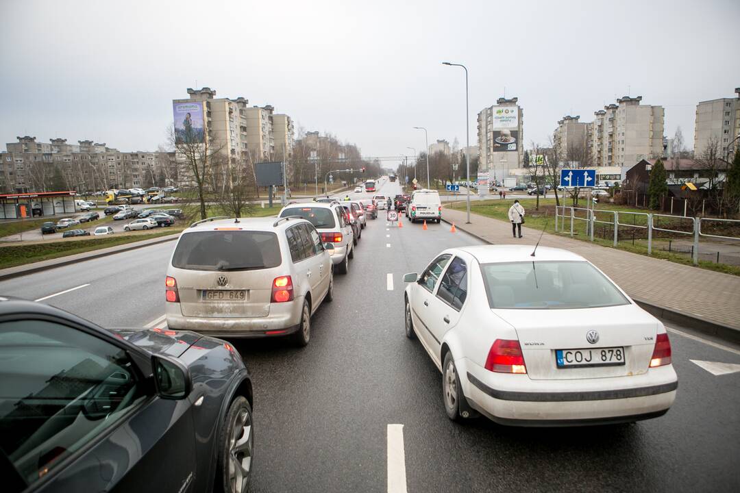 Ramus šeštadienis Kauno blokpostuose