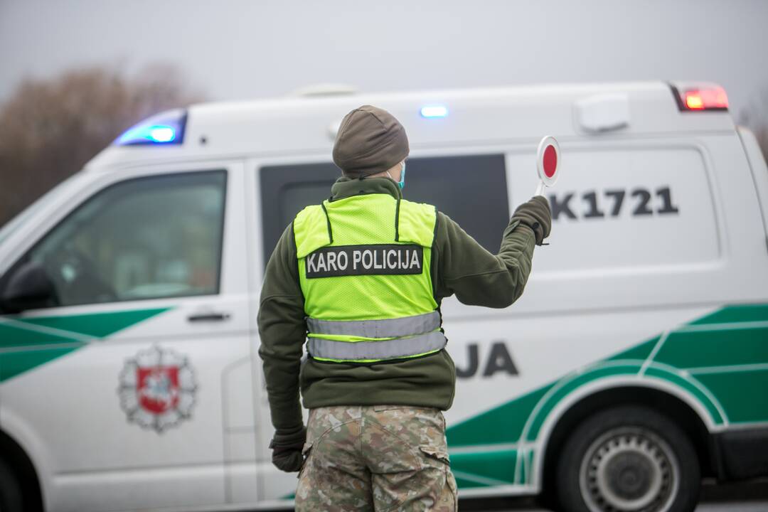 Ramus šeštadienis Kauno blokpostuose