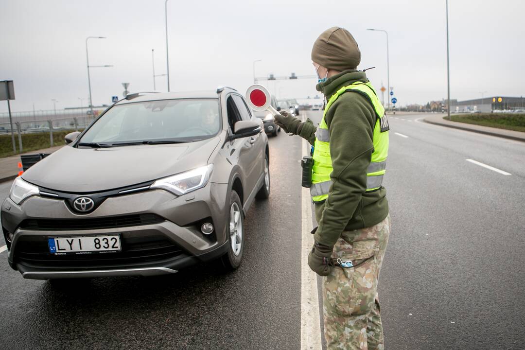 Ramus šeštadienis Kauno blokpostuose
