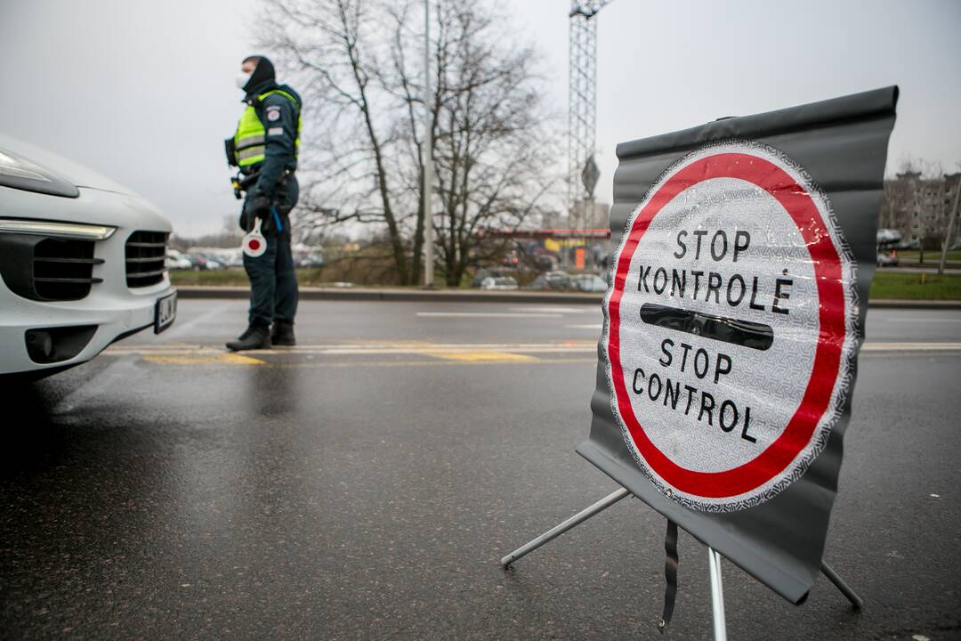 Ramus šeštadienis Kauno blokpostuose