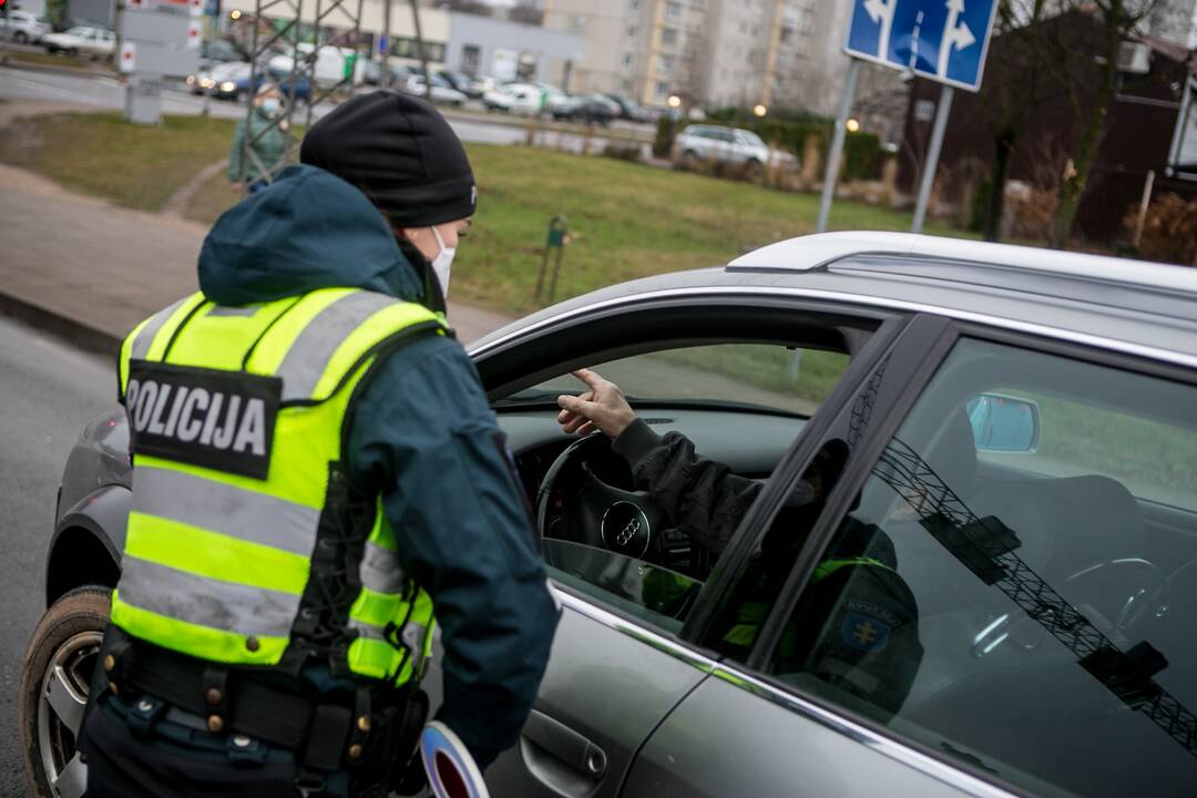 Ramus šeštadienis Kauno blokpostuose