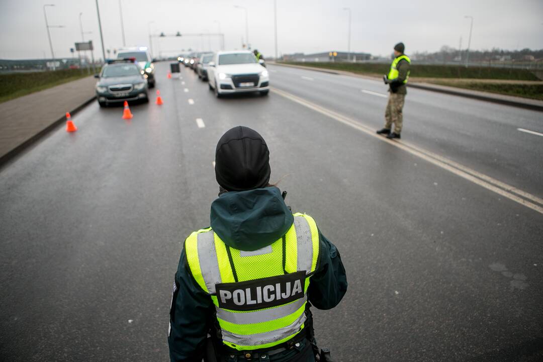 Ramus šeštadienis Kauno blokpostuose