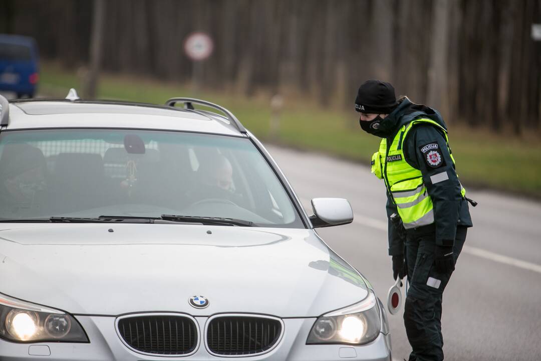 Ramus šeštadienis Kauno blokpostuose
