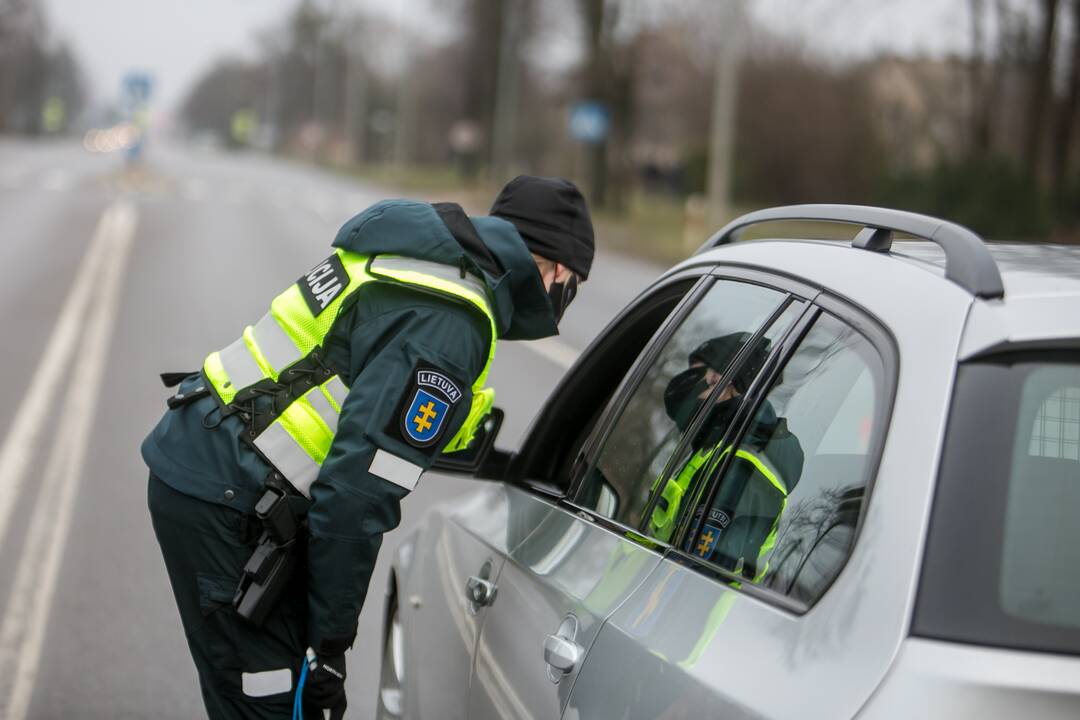 Ramus šeštadienis Kauno blokpostuose