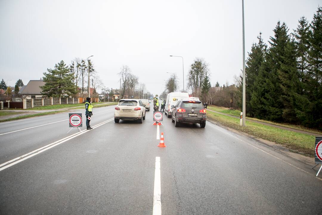 Ramus šeštadienis Kauno blokpostuose