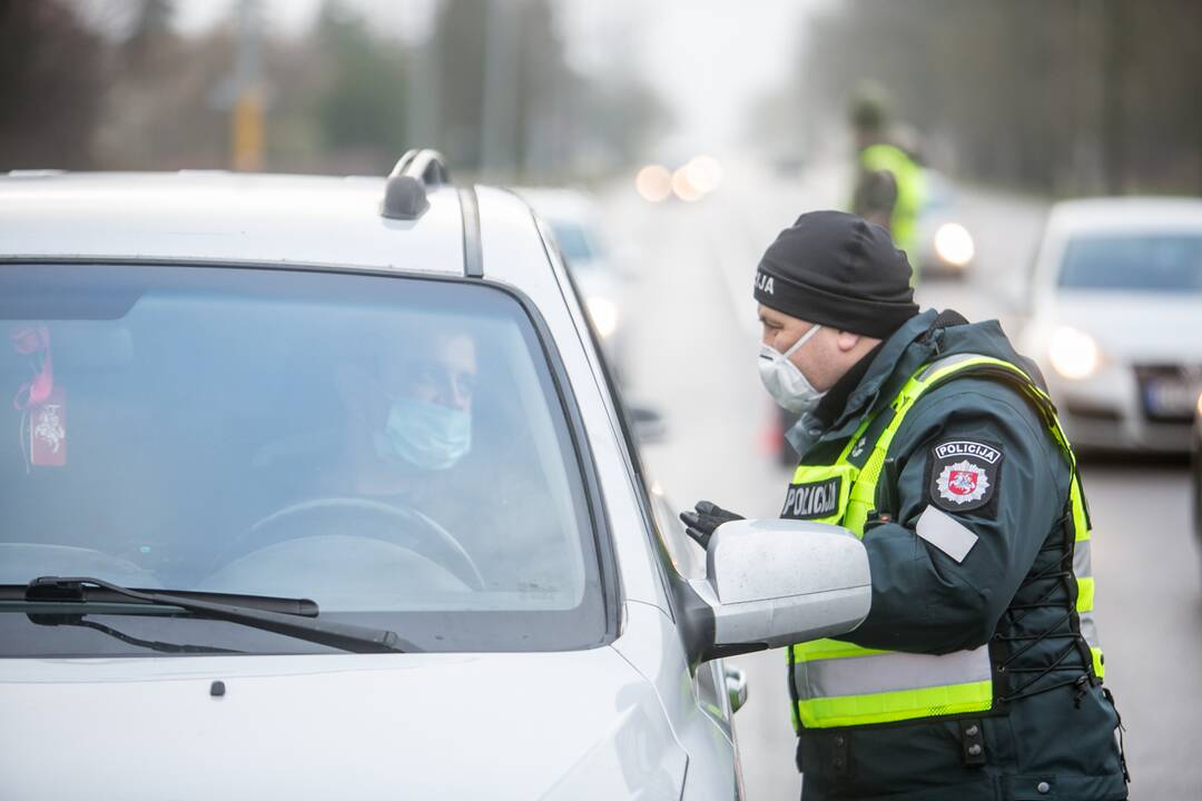 Ramus šeštadienis Kauno blokpostuose