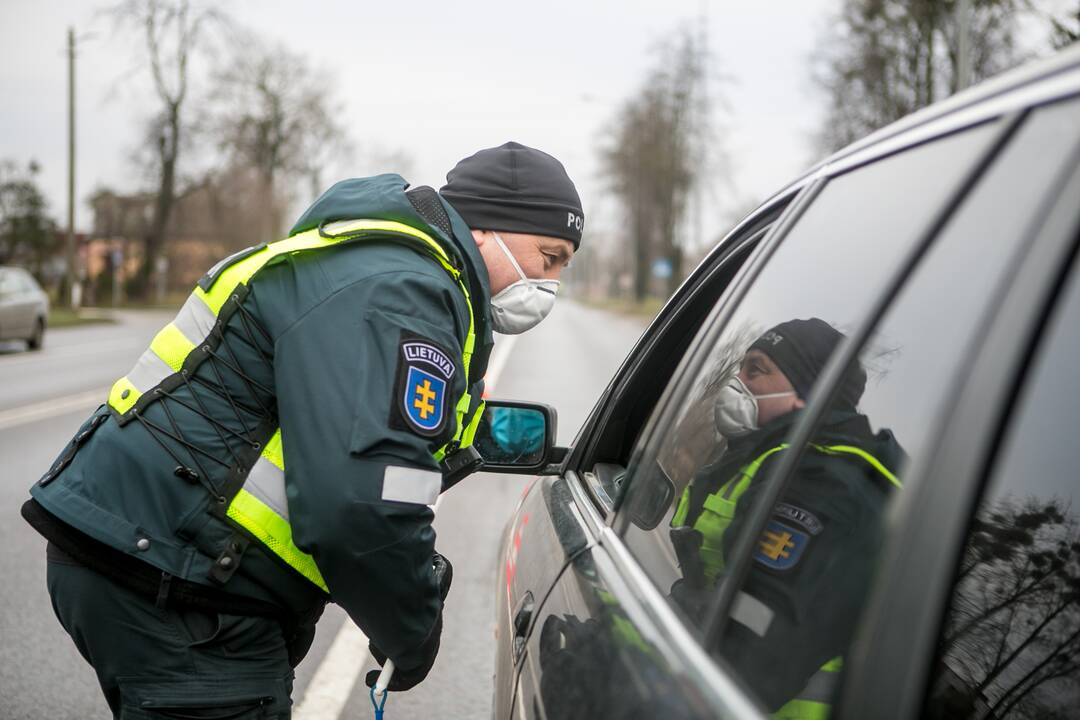 Ramus šeštadienis Kauno blokpostuose