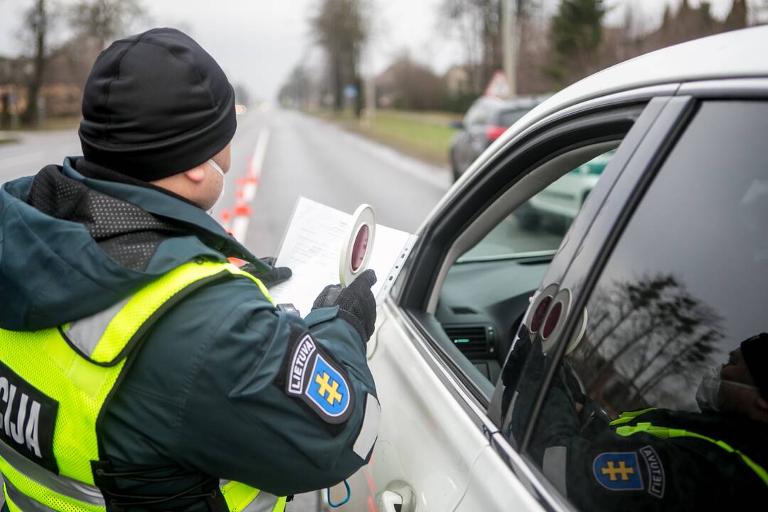 Ramus šeštadienis Kauno blokpostuose