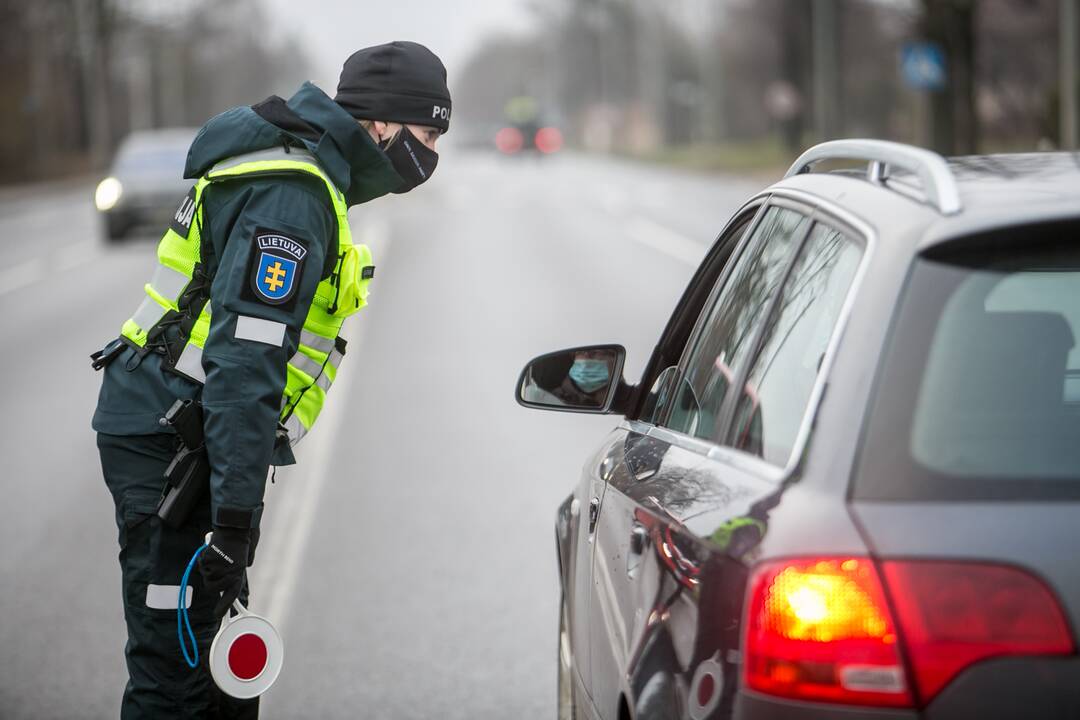 Ramus šeštadienis Kauno blokpostuose