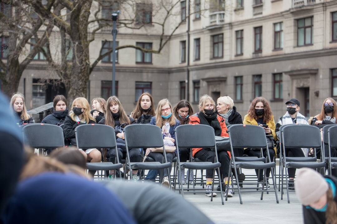 Kultūros ir taikos valanda prie Vytauto Didžiojo paminklo