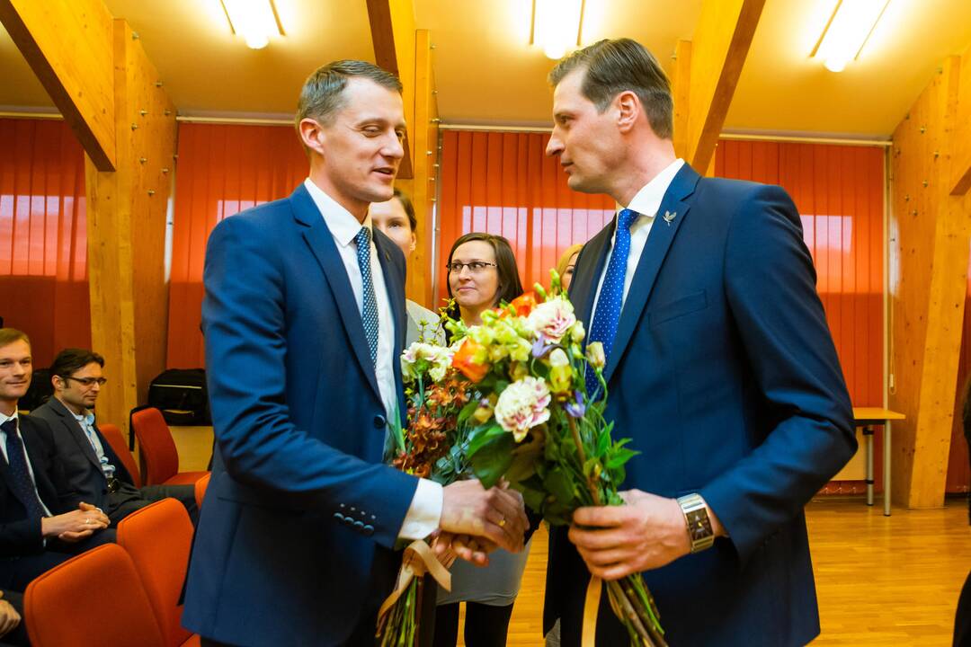 K. Mažeika pristatytas Aplinkos ministerijos kolektyvui