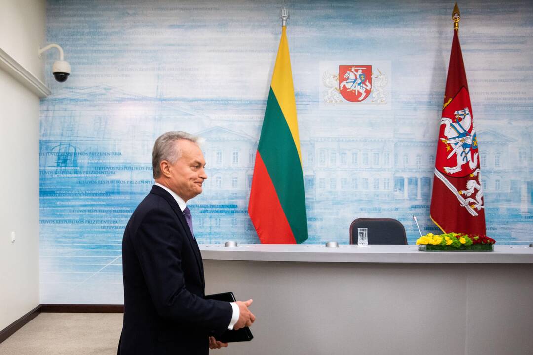 Šimtas dienų: G. Nausėdos spaudos konferencija