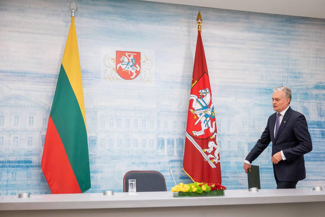 Šimtas dienų: G. Nausėdos spaudos konferencija