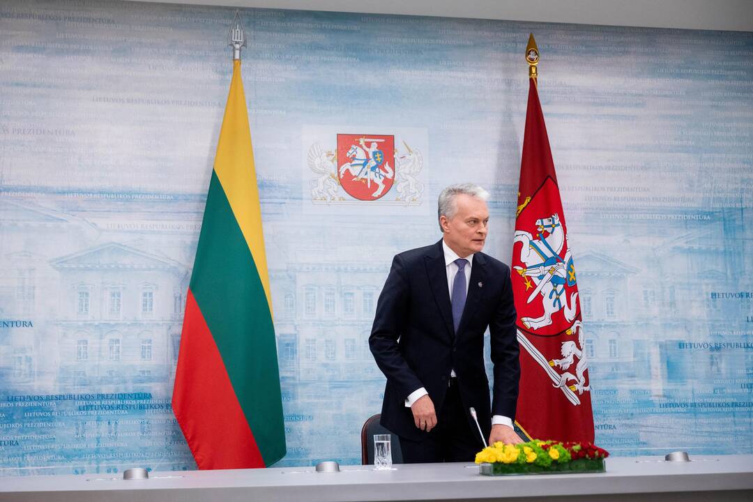 Šimtas dienų: G. Nausėdos spaudos konferencija