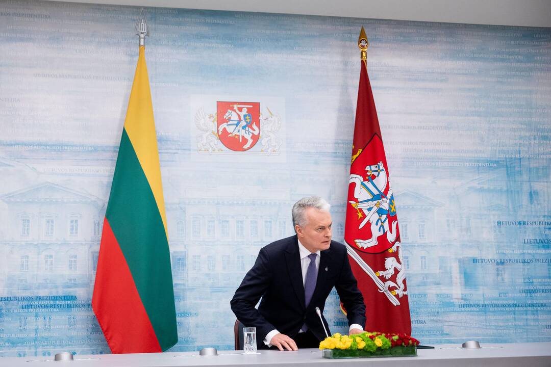 Šimtas dienų: G. Nausėdos spaudos konferencija