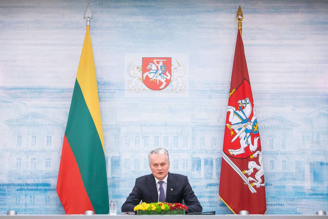 Šimtas dienų: G. Nausėdos spaudos konferencija