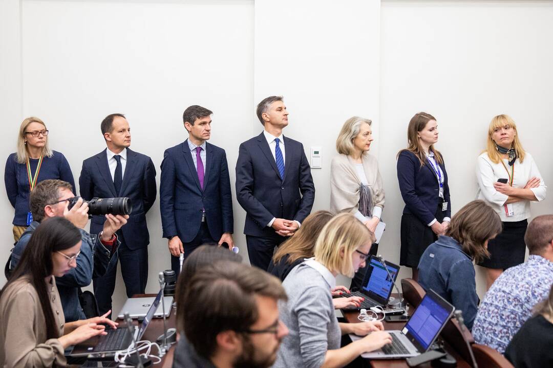 Šimtas dienų: G. Nausėdos spaudos konferencija