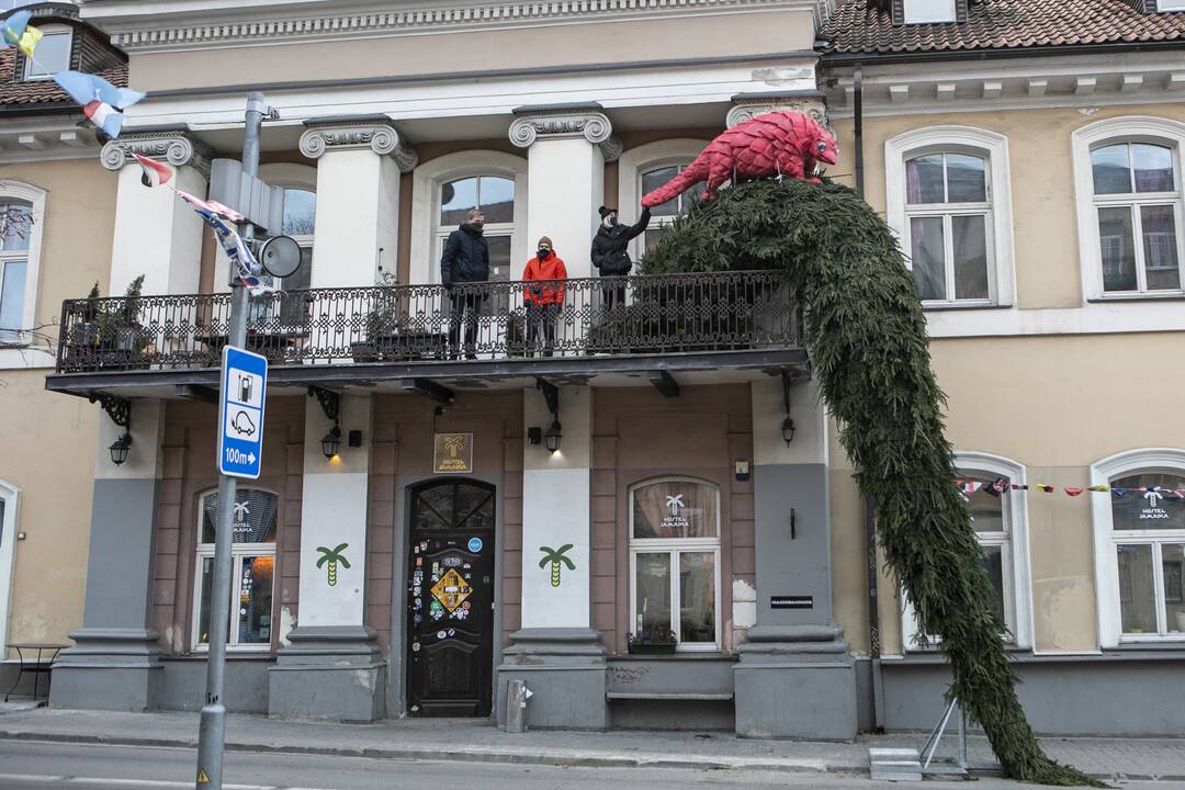 Projekto „Įžiebk Kalėdas balkone“ pradžios renginys