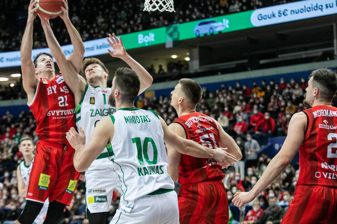 Kauno „Žalgiris“ – Vilniaus „Rytas“ (72:67)
