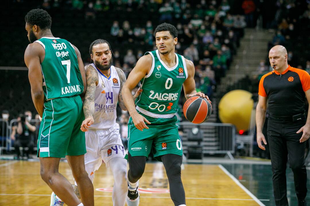 Eurolyga: Kauno „Žalgiris“ – Madrido „Real“ (68:47)