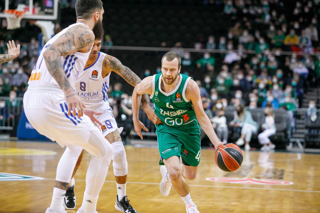 Eurolyga: Kauno „Žalgiris“ – Madrido „Real“ (68:47)