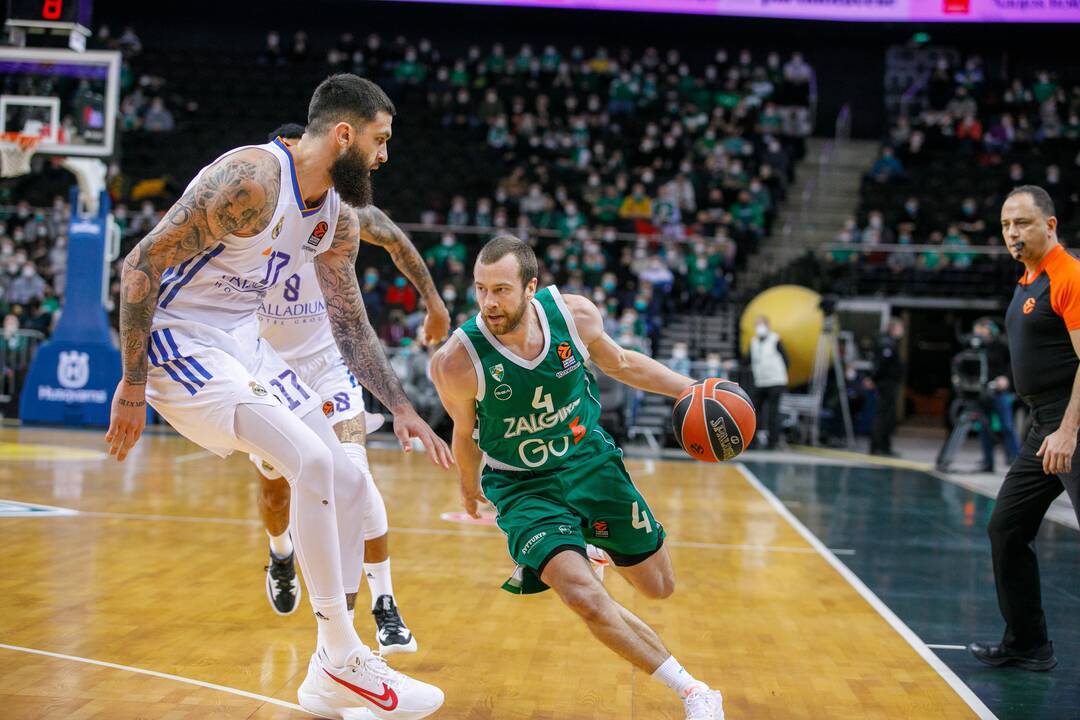 Eurolyga: Kauno „Žalgiris“ – Madrido „Real“ (68:47)