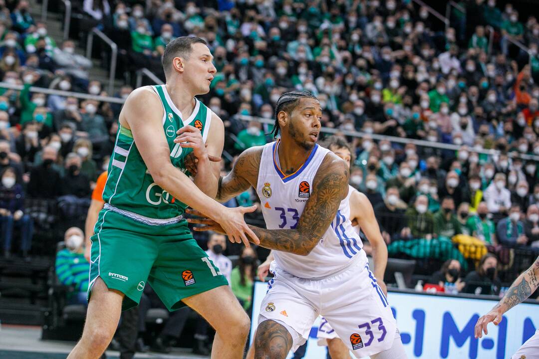 Eurolyga: Kauno „Žalgiris“ – Madrido „Real“ (68:47)