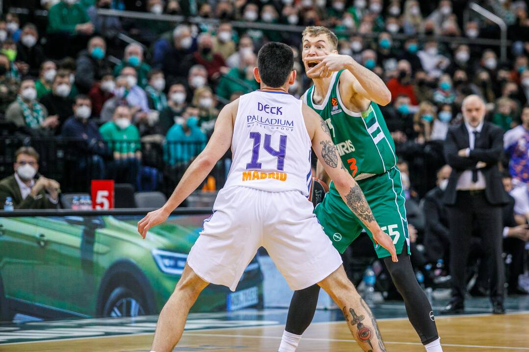 Eurolyga: Kauno „Žalgiris“ – Madrido „Real“ (68:47)