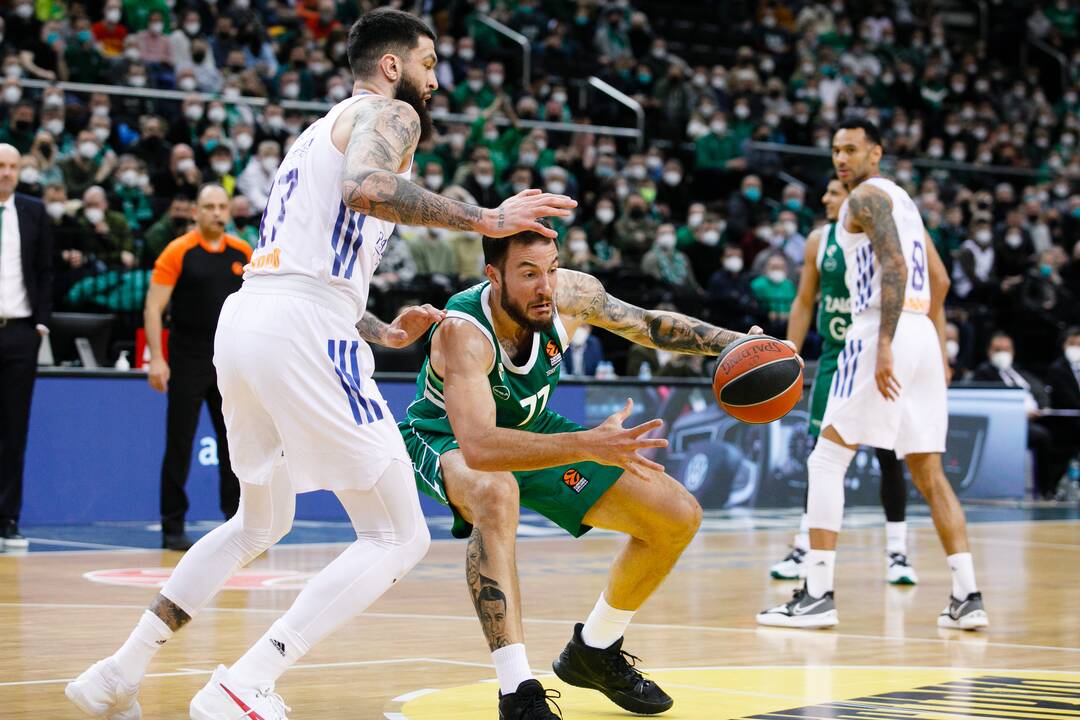 Eurolyga: Kauno „Žalgiris“ – Madrido „Real“ (68:47)