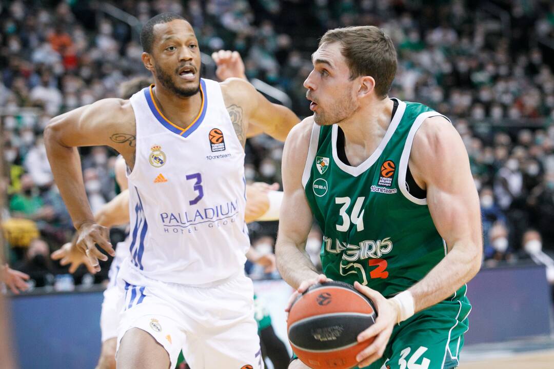 Eurolyga: Kauno „Žalgiris“ – Madrido „Real“ (68:47)