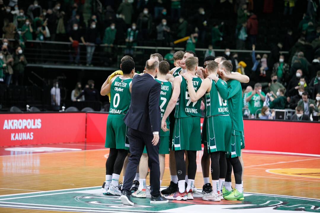 Eurolyga: Kauno „Žalgiris“ – Madrido „Real“ (68:47)